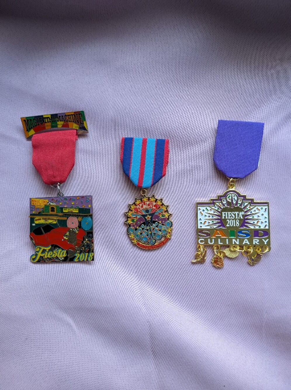 Fiesta 2018 Decorative Ribbon Medals - San Antonio Fiesta